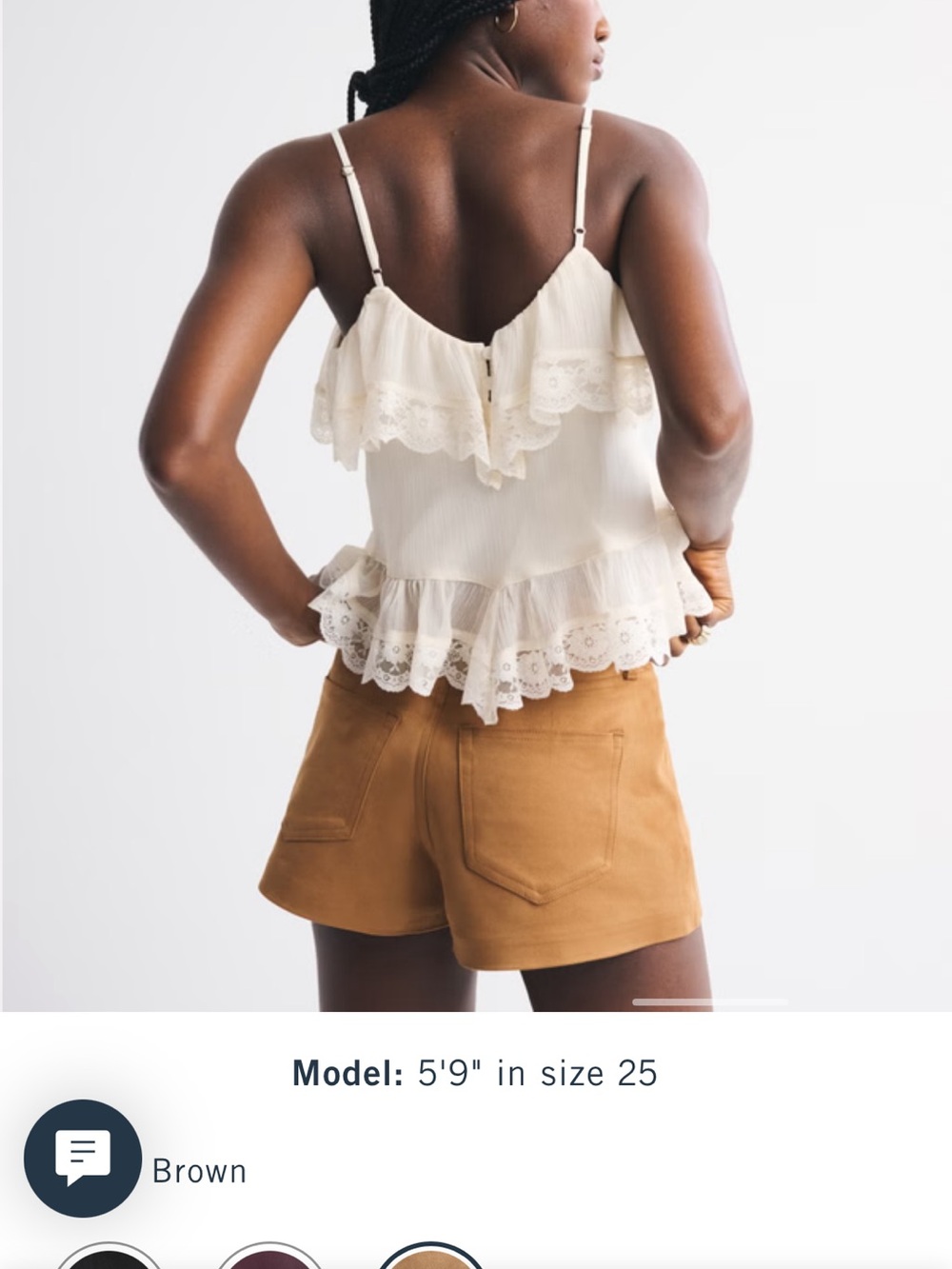 Abercrombie suede shorts - Picture 3 of 3